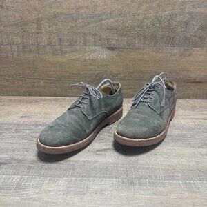 Brooks Brothers Gray Suede Oxford Shoes Men's Size 11